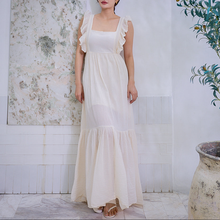 Whisper Ruffle Maxi Dress