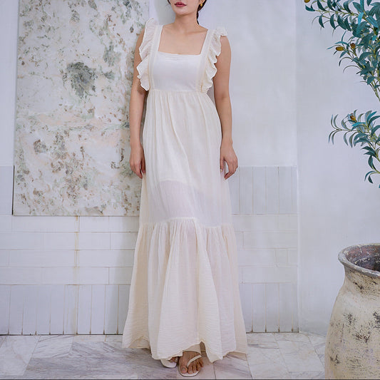 Whisper Ruffle Maxi Dress