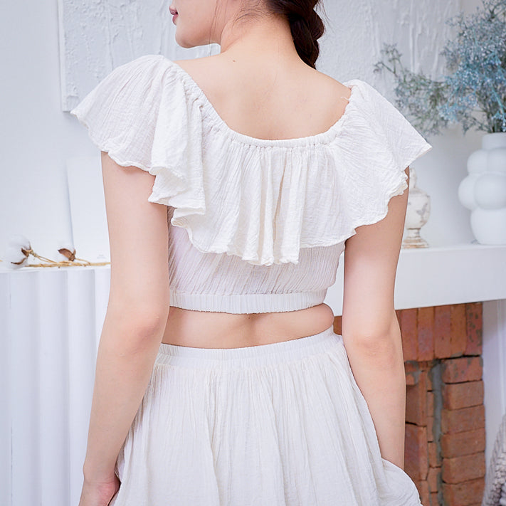 Ruffled Crop Top
