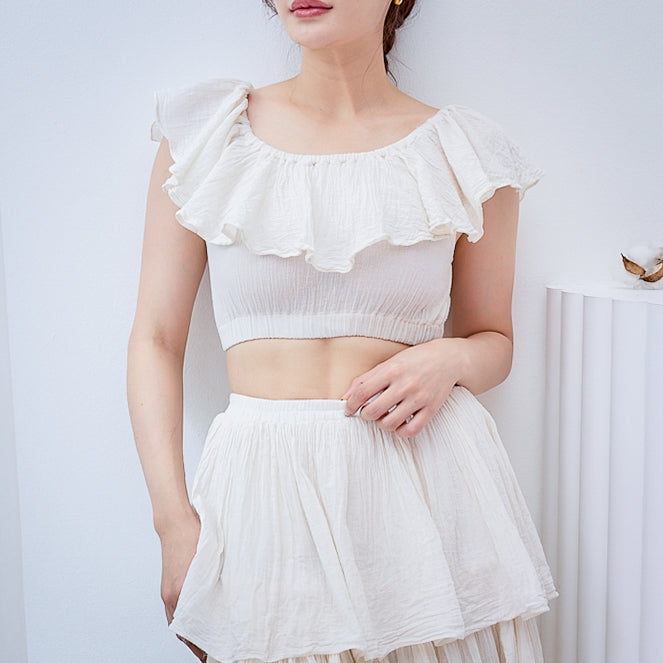 Ruffled Crop Top