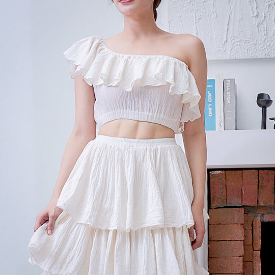 Ruffled Crop Top