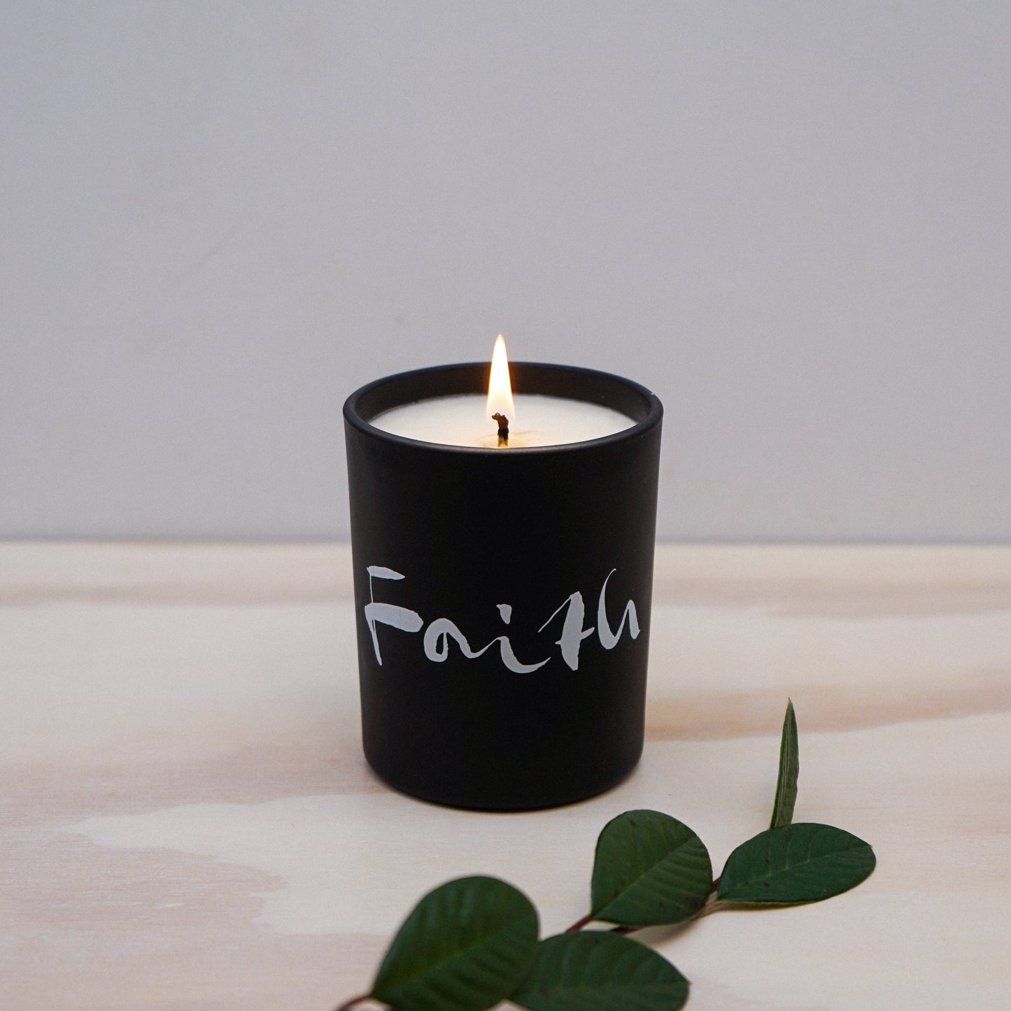 Faith Natural Wax Candle