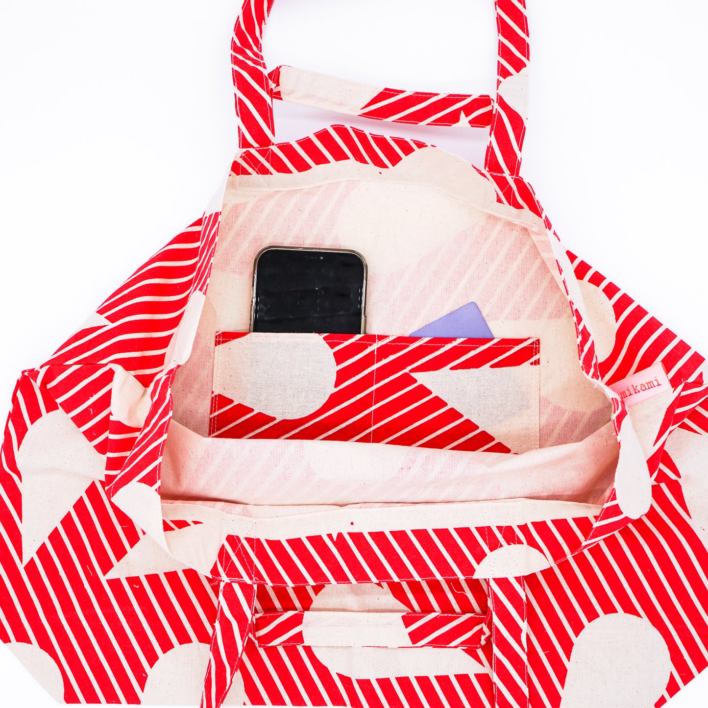 Red Water Drop Tote Bag