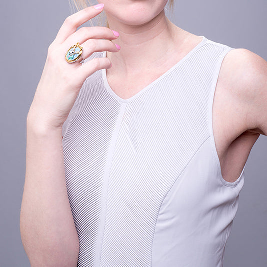 Lady Kamdyn Chihuahua Dog Portrait Ring