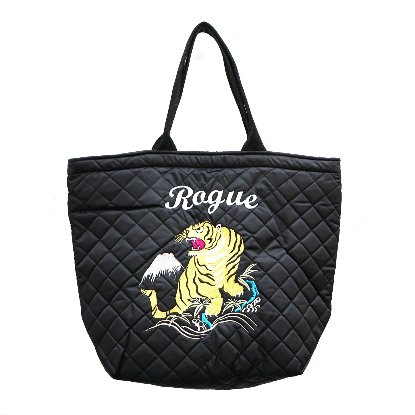 Black tiger oversized bag