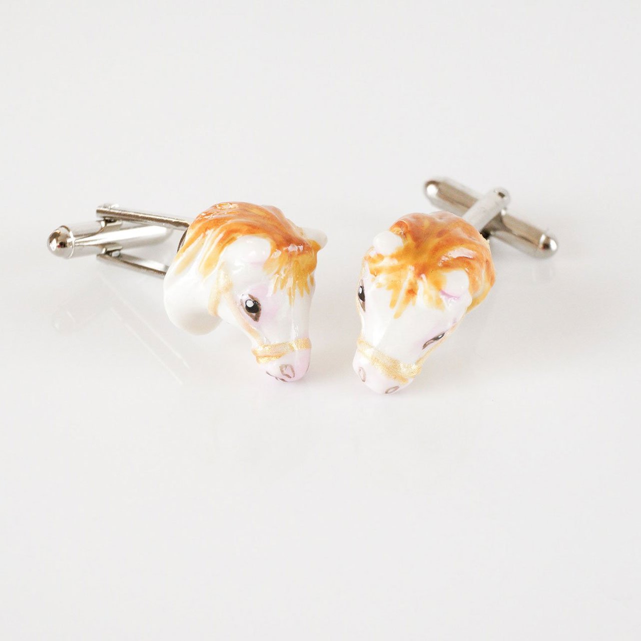 horse cufflinks