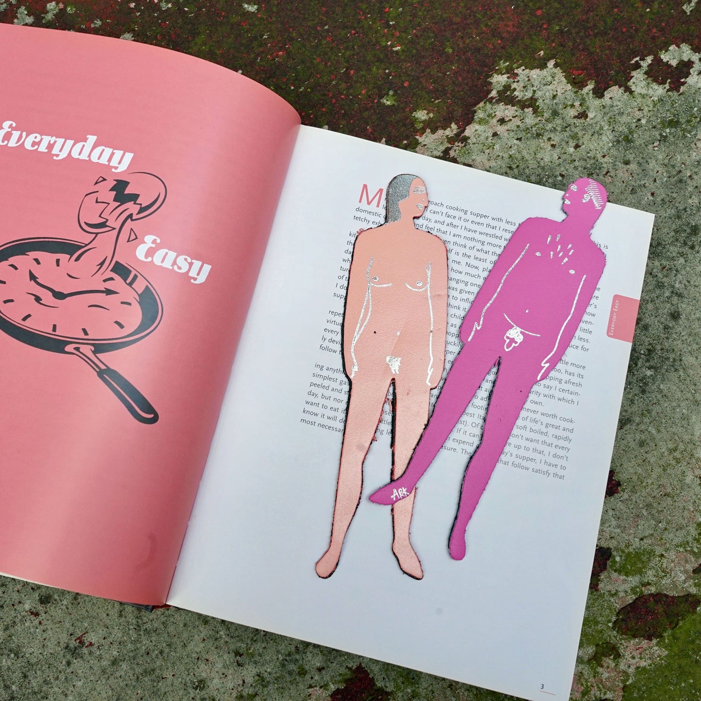 Male Tattooed Nudist Bookmarks