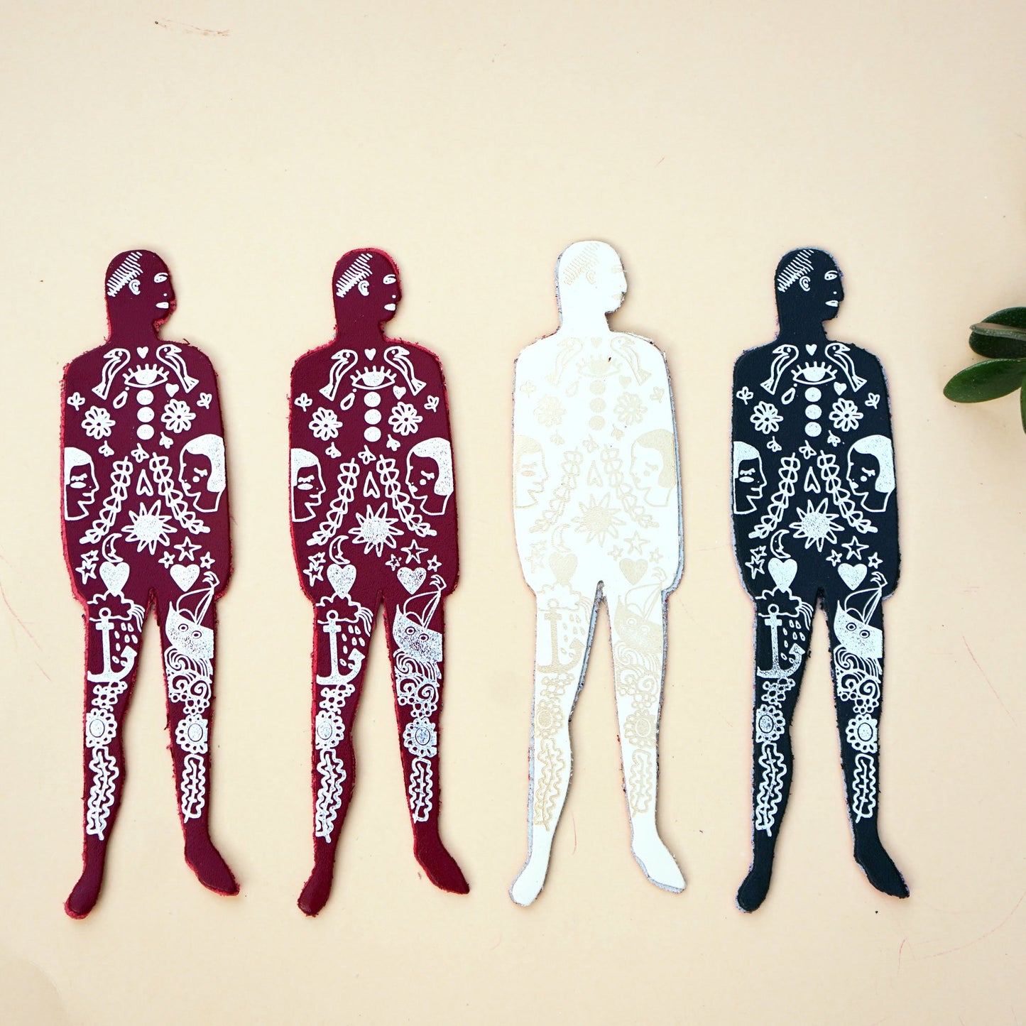 Male Tattooed Nudist Bookmarks