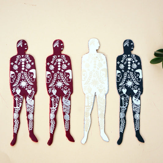 Male Tattooed Nudist Bookmarks