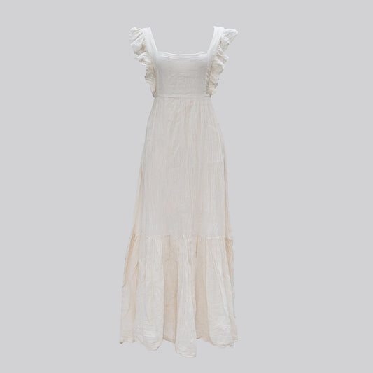Whisper Ruffle Maxi Dress