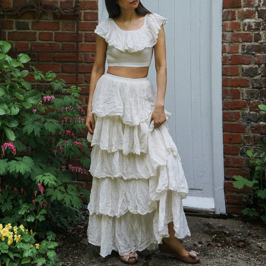 Ruffled Crop Top