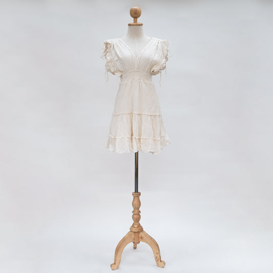 Ruffle Sleeve Mini Dress