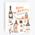 Happy Birthday Let's Drink Greeting Card