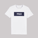 1960 White Organic T-Shirt