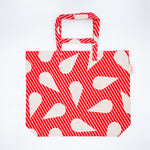 Red Water Drop Tote Bag