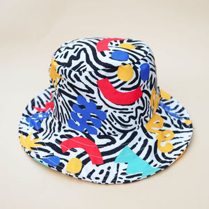 Multicolour Wide Bucket Hat