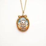 Empress Buttercup Cat Portrait Pendant