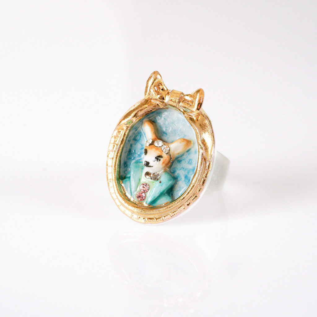 Lady Kamdyn Chihuahua Dog Portrait Ring