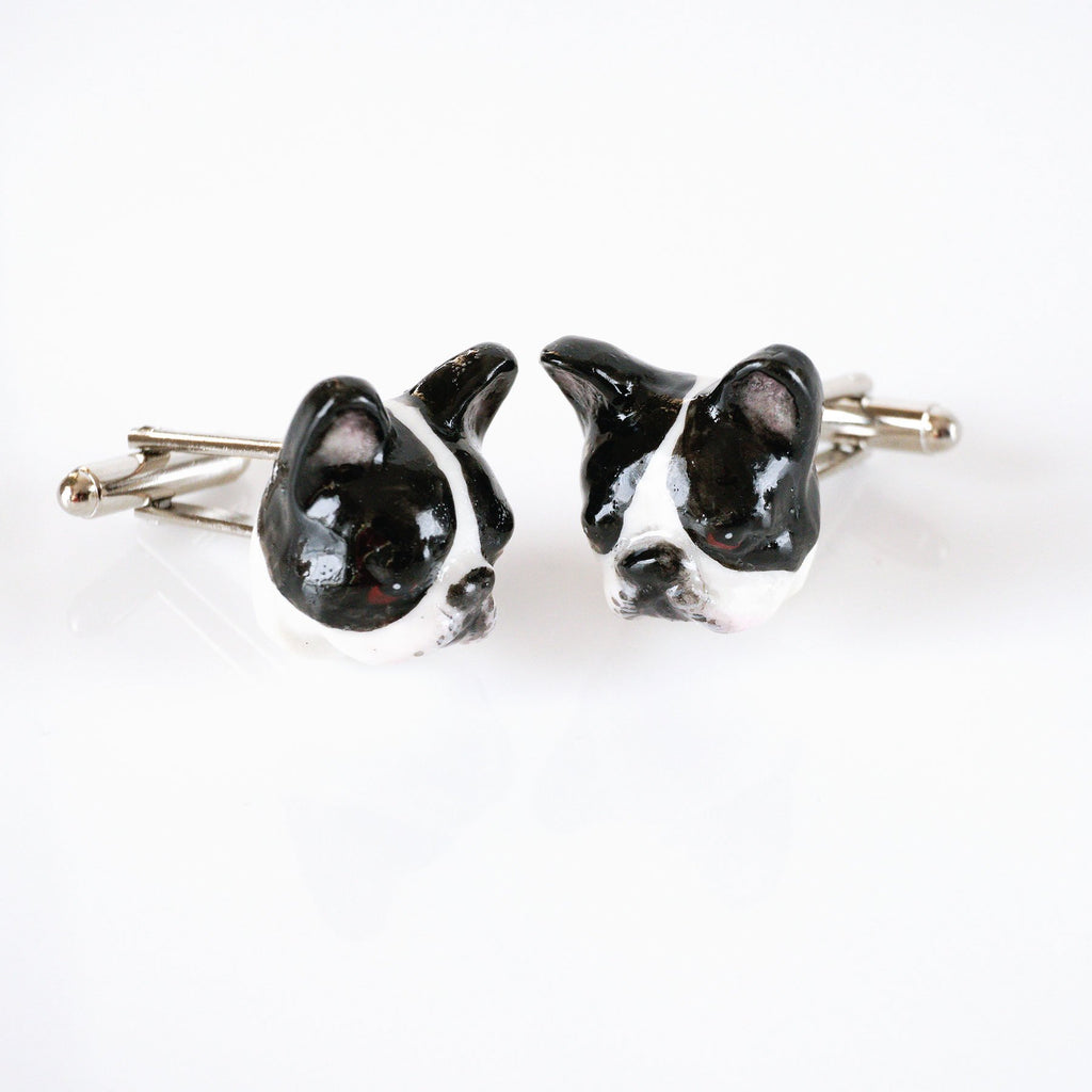 French bulldog cufflinks