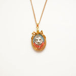 Small Tiger Cameo Portrait Pendant Necklace. A little cute tiger pendant you will love.