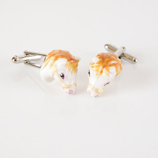 horse cufflinks