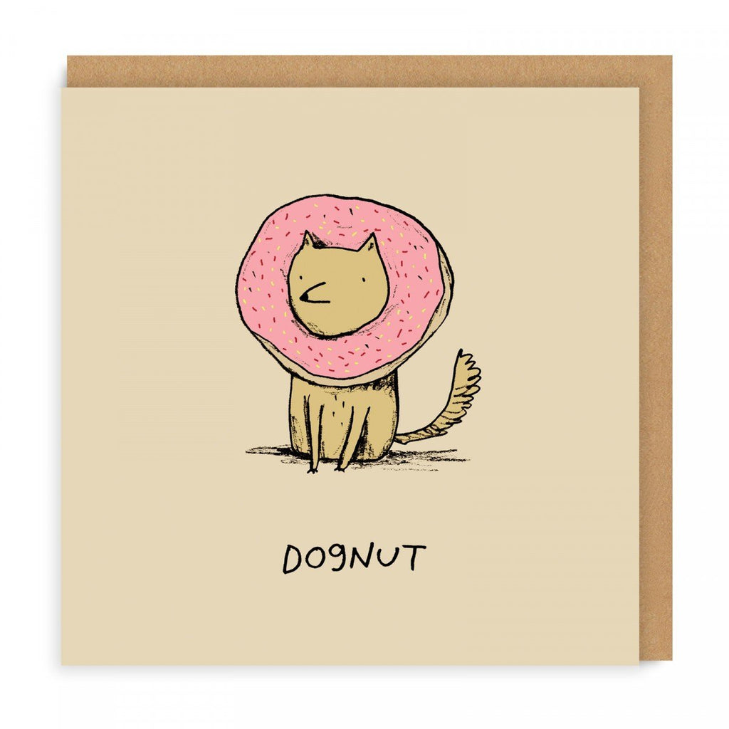 Dognut Square Greeting Card