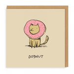 Dognut Square Greeting Card